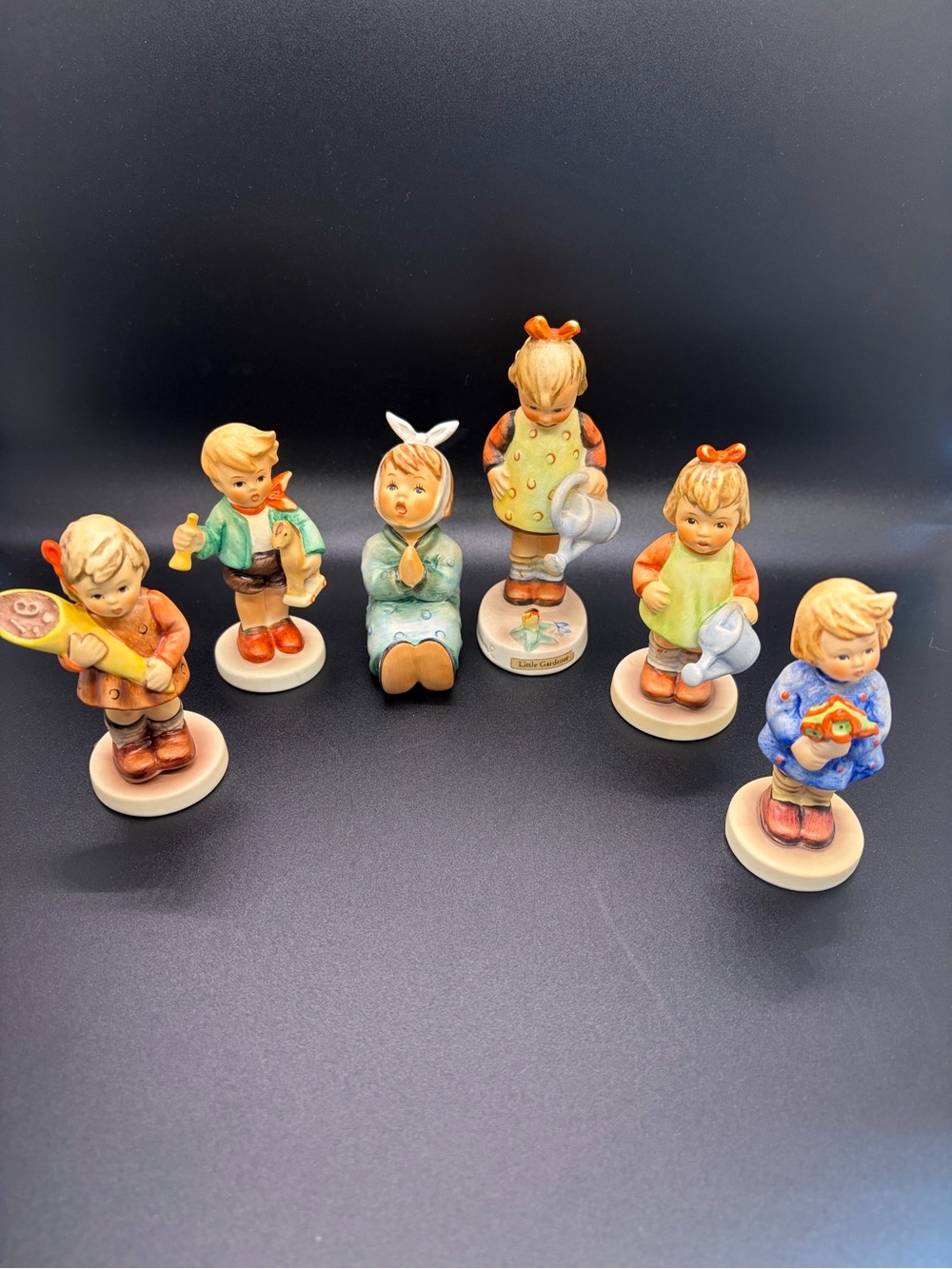 Goebel M.I. Hummel Figurines Lot 6 TMK 6 7 W Germany Hummel Club Vintage